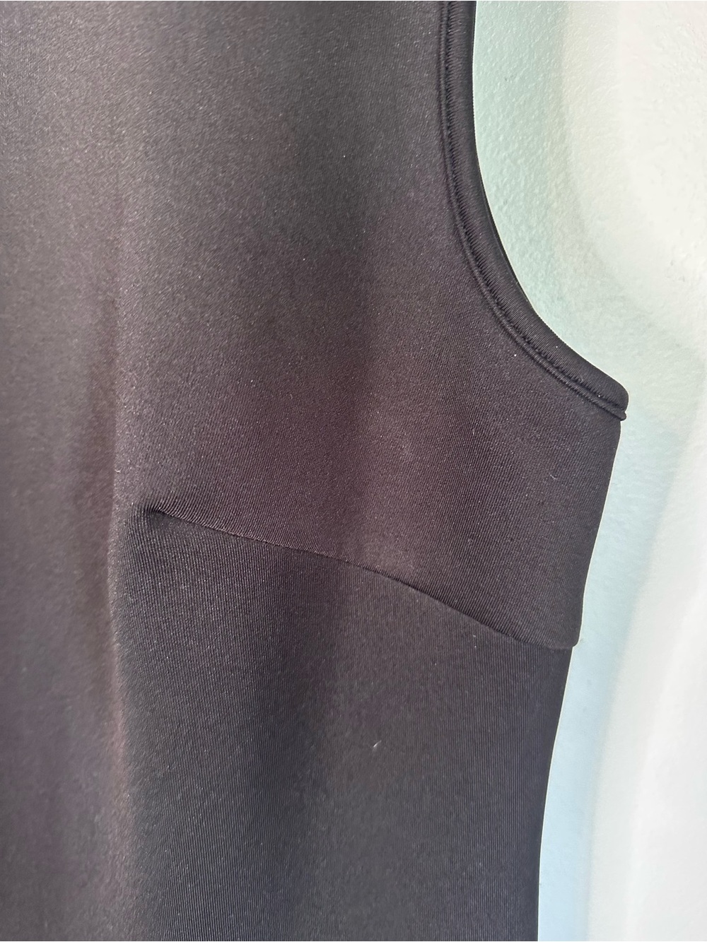 Classic Black Sheath Dress with Pearl Embellished Neckline, 18W - Picture 4 of 5